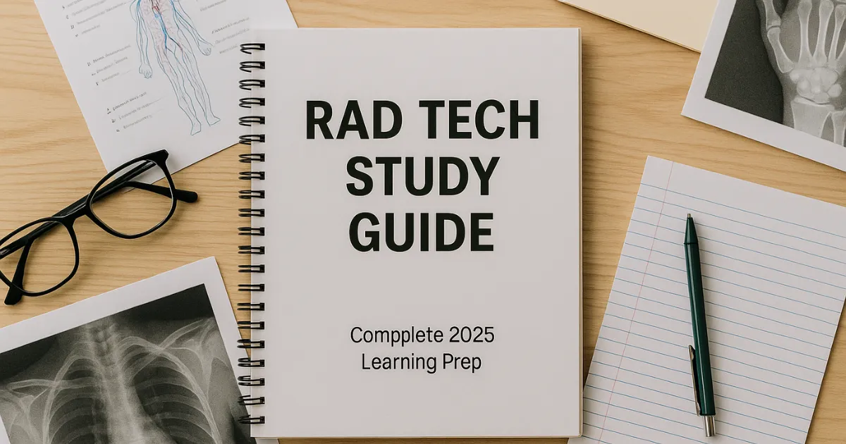 Ultimate Rad Tech Study Guide for Students: Complete 2025 Learning Prep