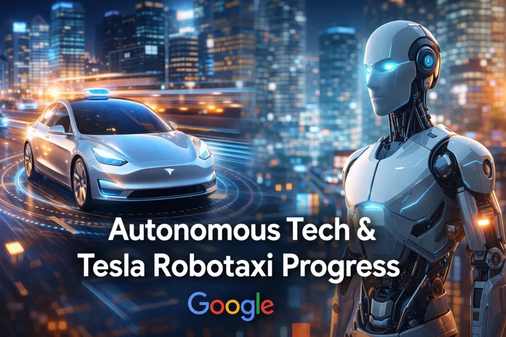 Autonomous tech & Tesla Robotaxi progress –