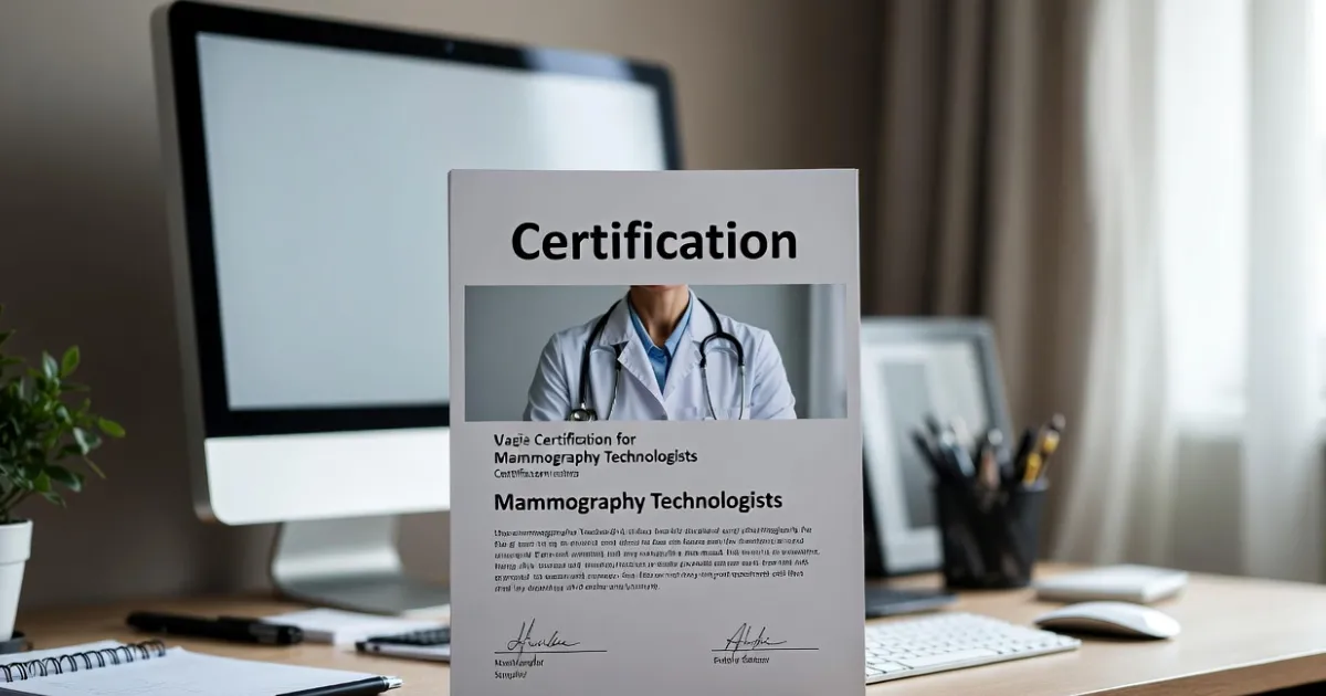 Certification for Mammography Technologists: