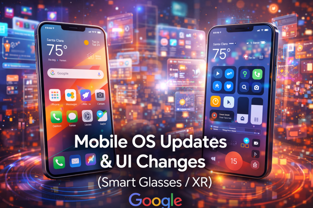 Mobile OS updates and UI changes