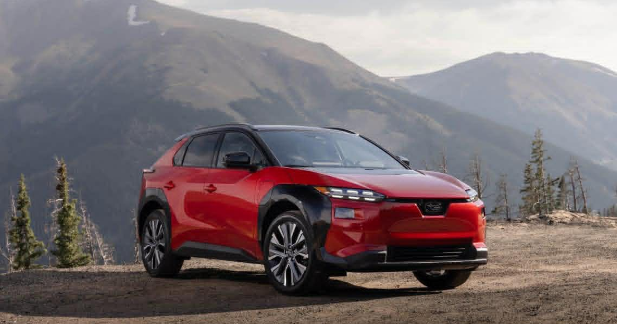 Subaru Solterra’s March Lease Deal Undercuts the Tesla Model Y in a Big Way