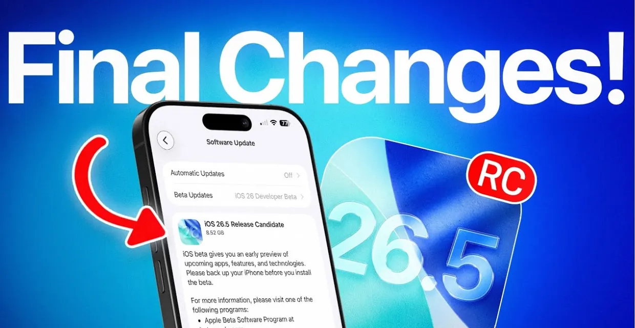 apple ios 26.5 update