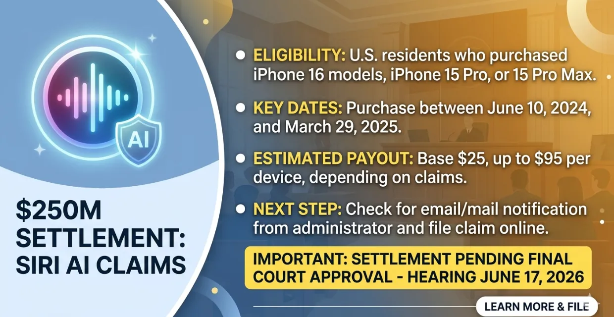 apple siri ai lawsuit settlement