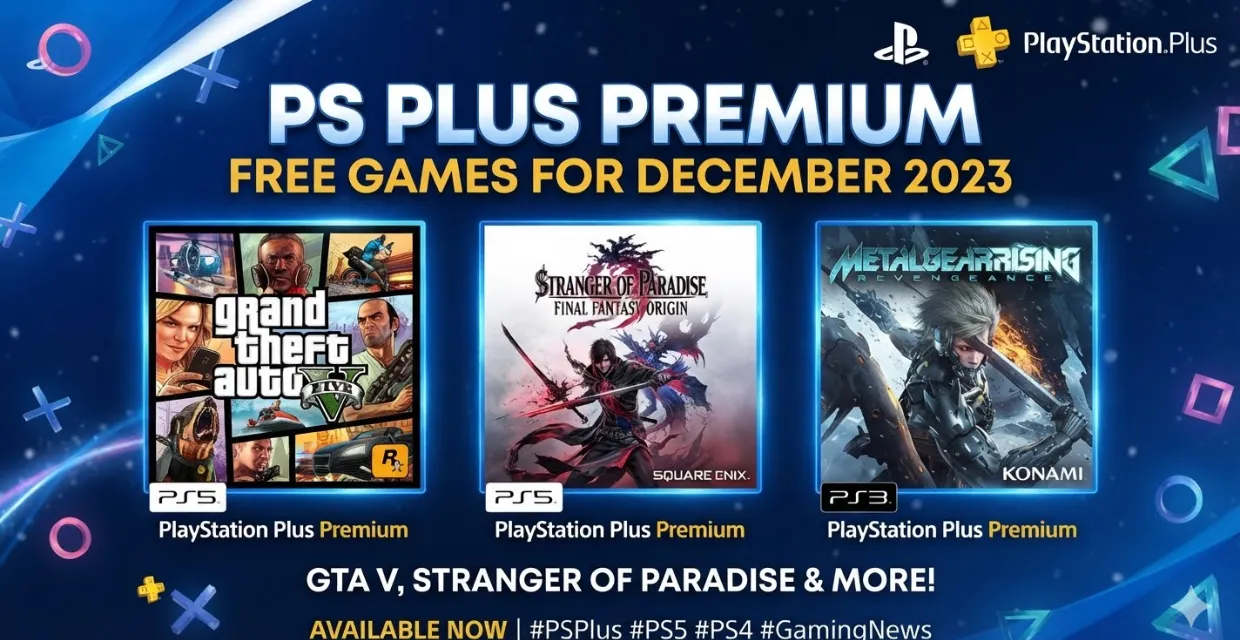 Ps plus premium games for december 2023 free